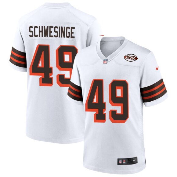 Mens Youths Kids Womens Carson Schwesinger White Stitched Jersey
